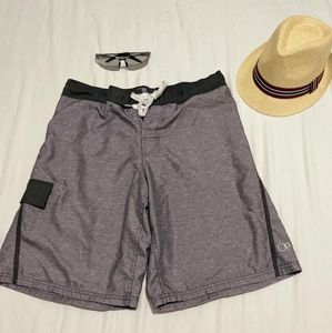 OP, Swim trunks. Size mediun, Color gray.